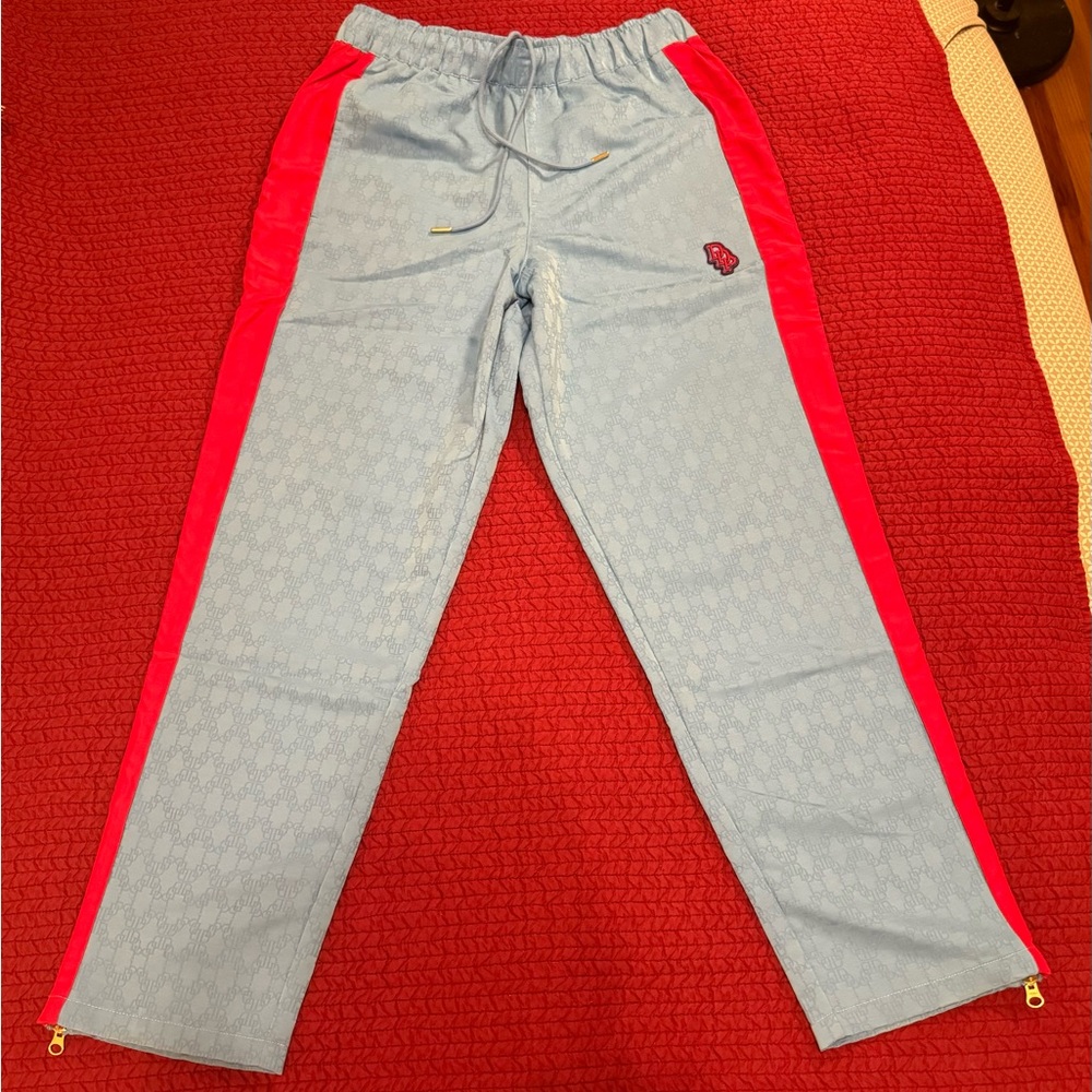 Dapper Dan x Puma blue track pants